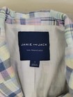 Janie And Jack Boys Blazer Sz  5 Pastel Plaid Preppy  Spring Easter 