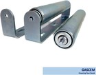 2 Pack 10  Galvanized Steel Conveyor Roller   Bracket Set Woodworking Support
