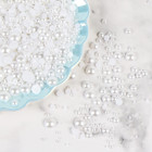 5600pcs White Half Pearls For Crafts  2 3 4 5 6 8 10mm Flat Back Round Pearls Be