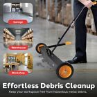 Pyle 36    Inches Heavy-duty Magnetic Sweeper W  Wheels - Strong   Durable
