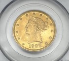 1907  10 Gold Ten Dollar Liberty  10 Pcgs  Ms64 Great Coin    