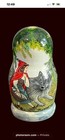 Charming Fairytale Theme Russian Matryoshka Nesting Dolls Hand Painted Set Of 5