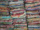 Lot Of 10 Vintage Kantha Quilt Indian Reversible Throw Handmade Blanket Bedspred