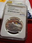 2013 Kazakhstan Caspian Seal Ngc Pf70 Animals Fauna Redbook 24k  925 Silver Coin