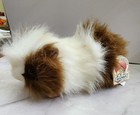 Hansa Guinea Pig Brown white Animal Realistic Toy  8  Tags 