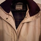 Pacific Trail Men s Tan Outdoor  Hoody Coat Jacket Zip-up Plaid Lined Pockets