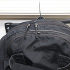 Burton Snowboard Black Backpack Day Hiking Upper Lower Body Clamps School Bag