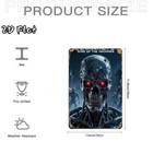 Tin Metal Signs Home D  cor Terminator Rise Of The Machines Creative Garage