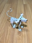 Dalmatian Dalmation Dog Figurine Bouncy Metal Black White Spots