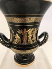 Fakiolas Black And 24k Gold 5 5 8    Glassic Greek Urn 