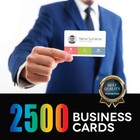 2500 Business Cards Full Color 16  Matt Or Uv Coating Your Art Ready To Print