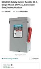 Siemens Gf221nra Fusible Safety Switch