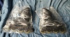 Roller Derby Europa Abec-3 Racing Rollerblades  size 7  W  Guards   Adidas Bag