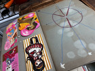 Vintage 60s 70s Scrap Book Valentines   Greeting Cards Stickers