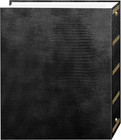 Magnetic Self-stick 3-ring Photo Album 100 Pages  50 Sheets   Black