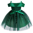 Flower Girls Princess Tutu Dress Formal Bridesmaid Wedding Pageant Party Gown