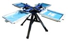 4 Color 4 Station Screen Printing Machine T-shirt Silk Screen Printer Floor Type