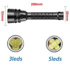 30000lm 3 5 leds Led Diving Flashlight Scuba Dive Torch Professional Diver Light