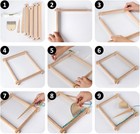 Wooden Weaving Loom Kit For Kids arts And Crafts Mini Weaving Loom With Colorful