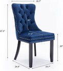 Soarflash Velvet Dining Chairs Modern Upholstered High-end Tufted Side Chair