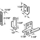 Casement Window Sash Lock Diecast And Steel Antique Bras Plated With Strikes New