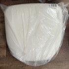 Chiavari Banquet Chair Seat Cushions Hard White Vinyl For Resin Chairs Set Of 6