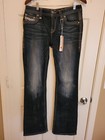 Rock Revival Womens Barby Boot Stretch  Blue Jeans Size 30 Buckle Exclusive