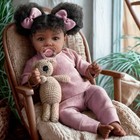 Lifelike Reborn Baby Dolls Daisy Black Girl- 20 Inch Soft Body Realistic-newborn