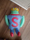 Vintage The Letter People Inflatable Huggable Doll Alaphabet Letter  s  1996