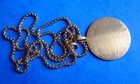 Jehovah Yahweh Hebrew Jewish Christianity Tetragrammaton Necklace Golden Used