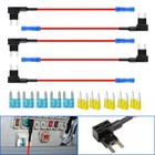 15pcs Fuse Tap Adapter Kit 12v 15 Amp 20amp Car Add-a-circuit Mini Atm Apm Blade
