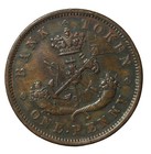 1857 Bank Upper Canada Penny Token St  George And The Dragon