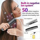 Cordless Hair Straightener Brush Ion Heated Straightening Comb Usb Rechargeable