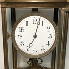 Rare 400 Day Anniversary Torsion Carraige Clock W  Unusual Case  for Parts 