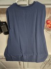 Set Of 3 Carhartt Modern Fit Men s Crew Neck Pocket Scrub Top Navy Blue L 