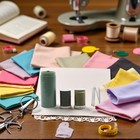 Mini Sewing Kit Cylinder Case Portable Travel With Threads Needles Craft Sewi   