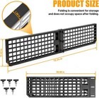 Rear Truck Bed Divider Cargo Manager Molle Panel For 2019-2025 Chevy Silverado