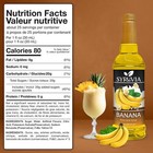 Syruvia Banana Syrup 25 4 Fl Oz  Kosher  Gluten-free For Drinks  Soda   More
