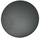 Heat Equalizer-9 25 Inch Cast Iron Diffuser 9 25    Plate  Black