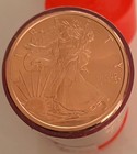 1 Roll Of 2 Ounce Walking Liberty Copper Rounds  999 50 Oz Tot Golden State Mint