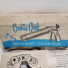 Cookie Chef Trig-o-matic Cookie Gun Press With Box Ohio Usa Made- Complete