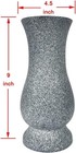 Grave Vase Cemetery Grave Decoration For Cemetery Grave Headstone Flower Vases W