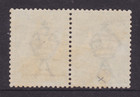 Australia 1913   d Green Kangaroo And Map Used Pair Sg 1  sh19 