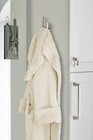 Brushed Nickel Robe Hook 3-9 16 Inch Length Towel Holder Bathroom Accessory
