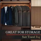Set Of 5 Garment Bag Suit Bag For Storage And Travel 40 Inch Washable Suit Cover