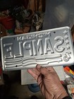 Brand New Michigan Sample License Plate In Original Paper Sleeve Protector 1976