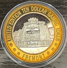 Fremont Las Vegas  10 Silver Strike Token 1994 Casino View New Case