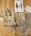 Vintage Late 1960s Butterick 4344 Pattern Dress Size 12 Misses Cut Complete