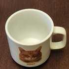 Vintage Morris The Cat White Ceramic Coffee Mug By Papel 9 Lives Mascot 70s 80s