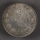 1908 Finland Silver 2 Markkaa